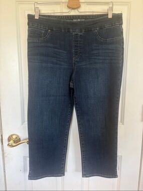 Chico's Dark Blue Pull-On Capris